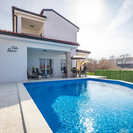 Vila Renci Near Umag For 8 Persons With 30 M2 Private Heated Pool *